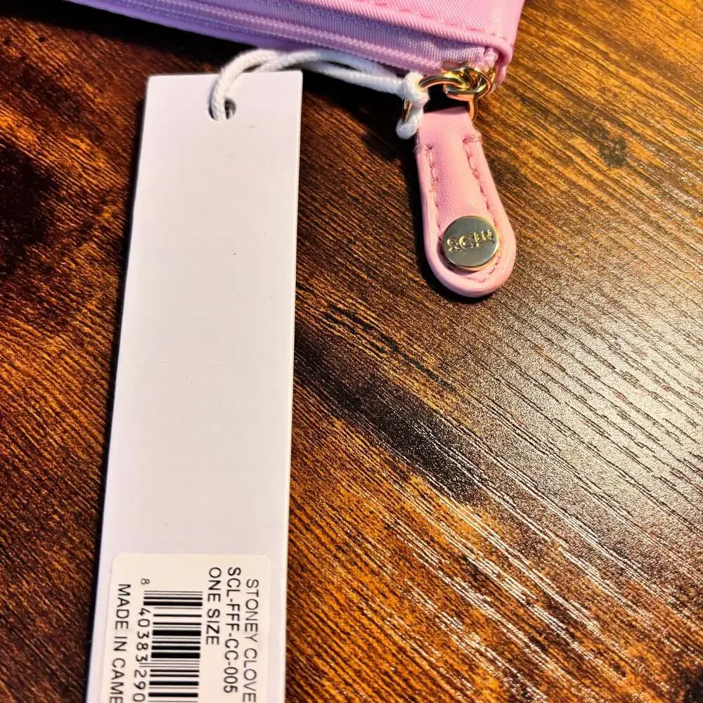 Stoney Clover Lane Pink‎ Zipped Card Case
